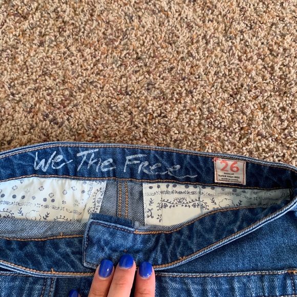 Free people denim skirt - Picture 2 of 4